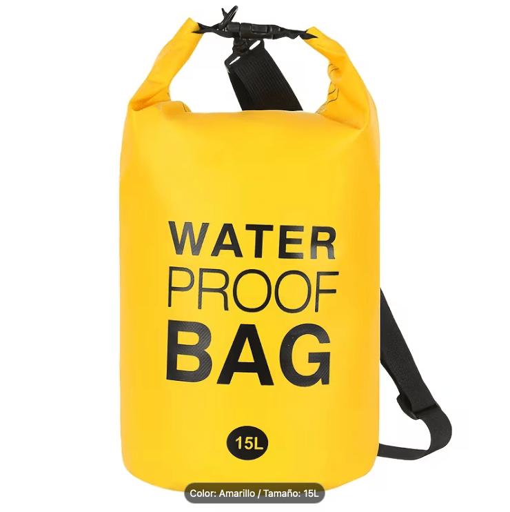 Bolsa seca flotante impermeable 15l