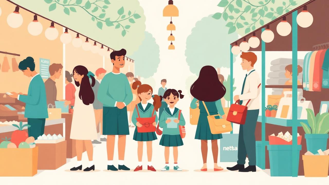 Comunidad TMKmarket - Familias comprando y vendiendo en la comunidad escolar